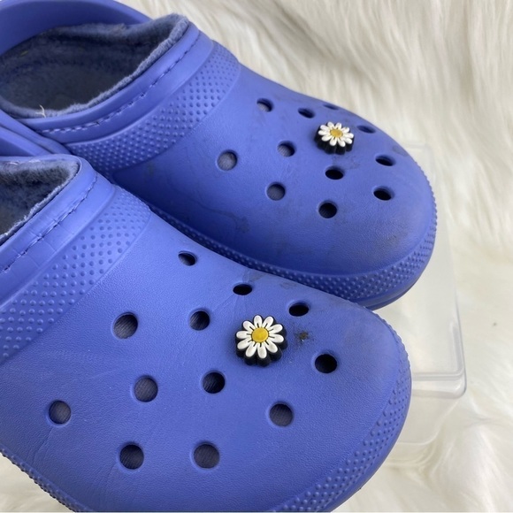 CROCS SANDALS WITH FUR ON THE INSIDE SIZE 8W 6M - Picture 6 of 9